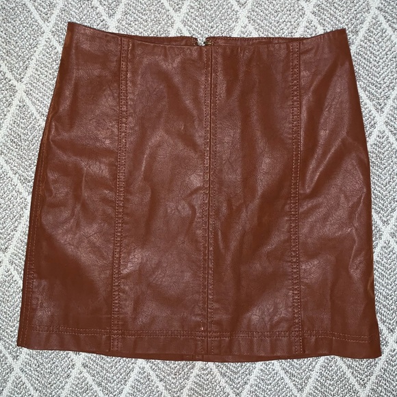 Free People Dresses & Skirts - Free People "Leather" Skirt
